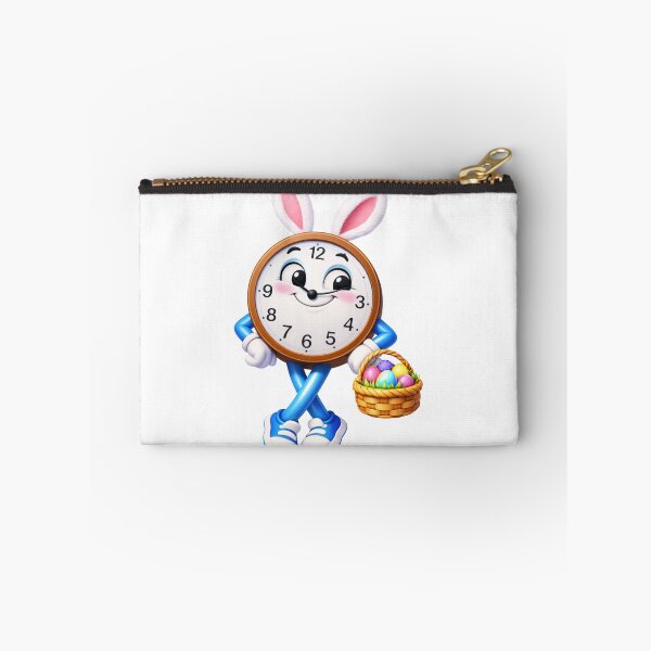 Item preview, Cheerful Wall Clock Easter designed and sold by Sillytoe.