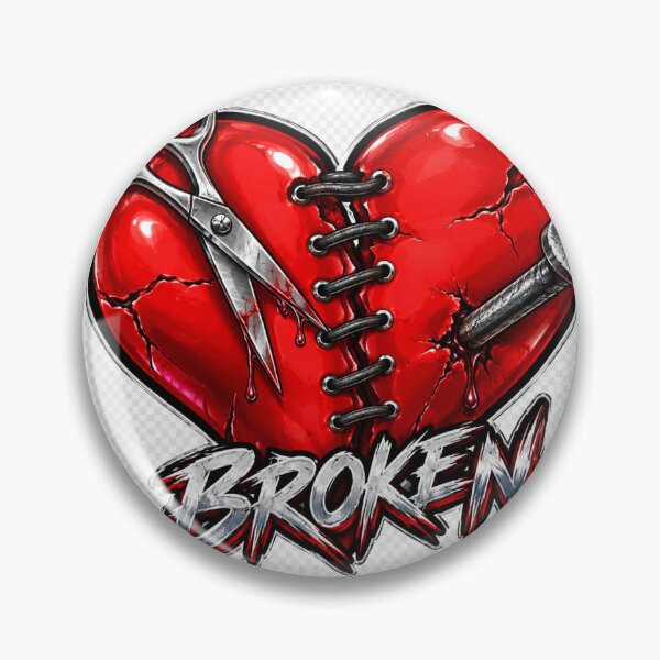 Item preview, broken heart designed and sold by Calemsamazonia.