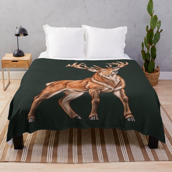 Item preview, Majestic Red Deer Stag Rough Sketch designed and sold by ImagenFusionP.