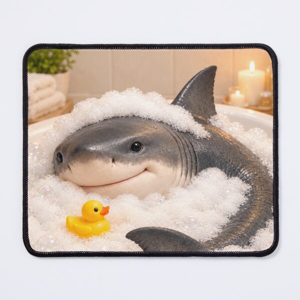 Item preview, Playful Megalodon Bubble Bath designed and sold by Sillytoe.