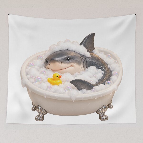 Item preview, Cozy Megalodon Bathtub designed and sold by Sillytoe.