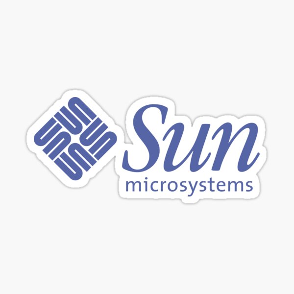 Sun purple Sticker