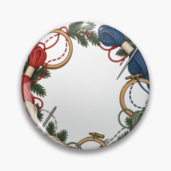 Item preview, Winter Stitch Circle Supply Wreath designed and sold by Xnuery.