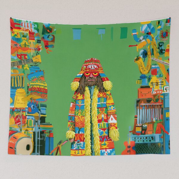 Item preview, Vibrant Neon Neutofunk Music Festival Artist Art designed and sold by Lunat1kk.