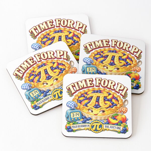 Item preview, TIME FOR PI COLLECTION -  PEACH BLUEBERRY PI — THE JUCY ONE designed and sold by WheelieGdArt.