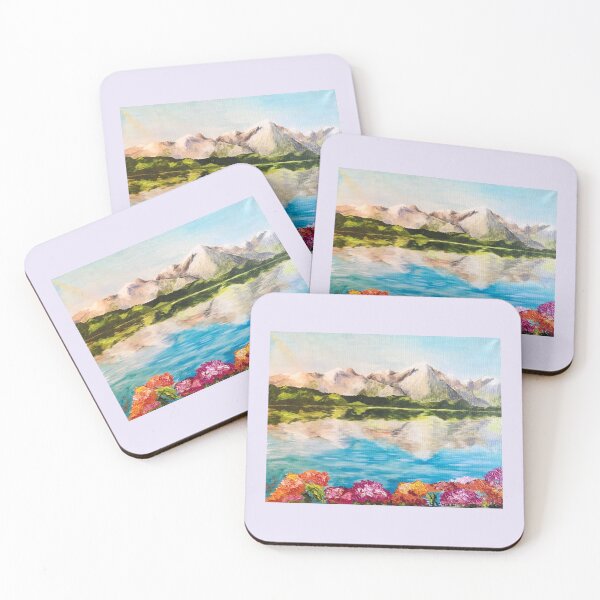 Item preview, GENEVA LAKE | Romantic Swiss Landscape | Lavender Edition by Svetlana Shavrina designed and sold by Baroness Swan.
