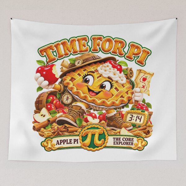 Item preview, TIME FOR PI COLLECTION - APPLE — THE CORE EXPLORER designed and sold by WheelieGdArt.
