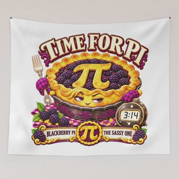 Item preview, TIME FOR PI COLLECTION - BLACKBERRY — THE SASSY ONE designed and sold by WheelieGdArt.