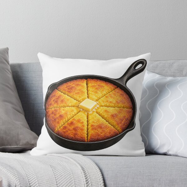 Item preview, Golden Cornbread in a Cast Iron Skillet designed and sold by Drip stamp.