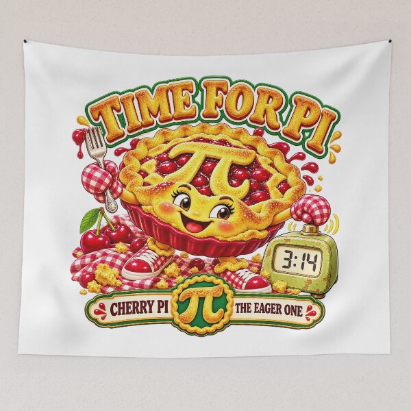 Item preview, TIME FOR PI COLLECTION - CHERRY — THE EAGER ONE designed and sold by WheelieGdArt.