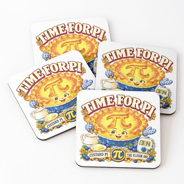 Item preview, TIME FOR PI COLLECTION - CUSTARD PI — THE CLASSIC ONE designed and sold by WheelieGdArt.