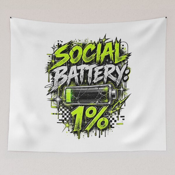 Item preview, Battery Low  designed and sold by doddle&bloom.