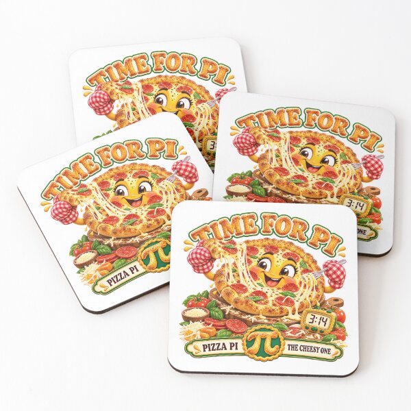 Item preview, TIME FOR PI COLLECTION - PIZZA PI — THE CHEESY ONE designed and sold by WheelieGdArt.