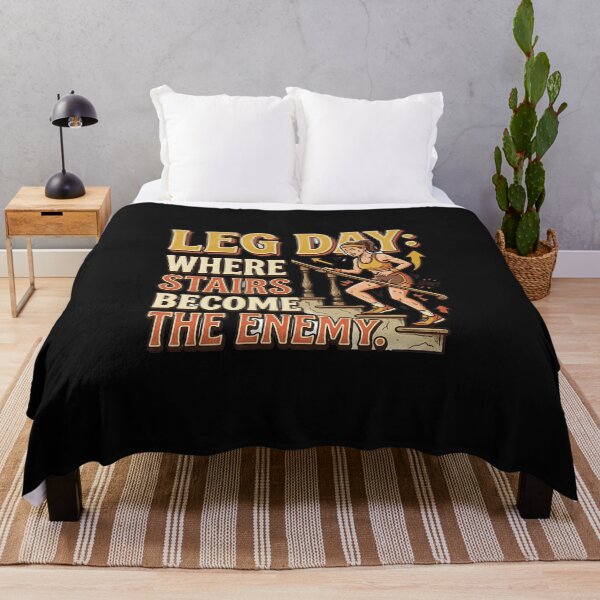 Item preview, Leg Day Where Stairs Become The Enemy designed and sold by BestCoolStuff.