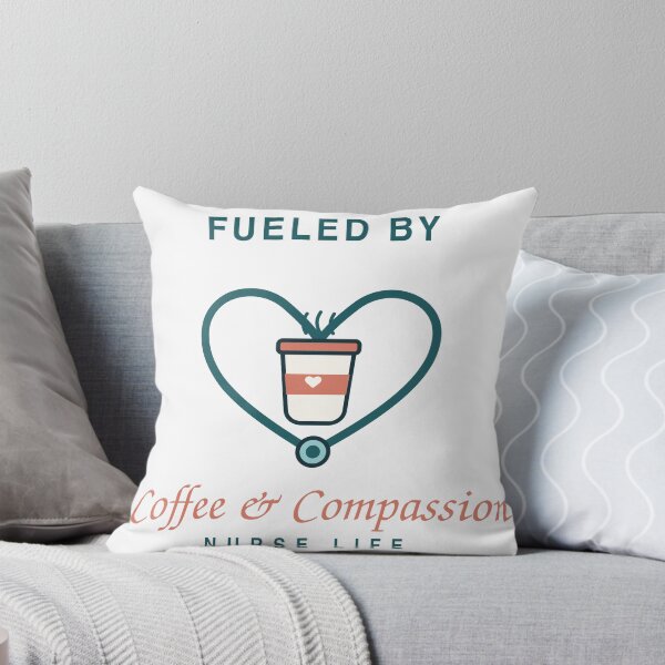 Item preview, Fueled by Coffee and Compassion Nurse designed and sold by rabodalt.