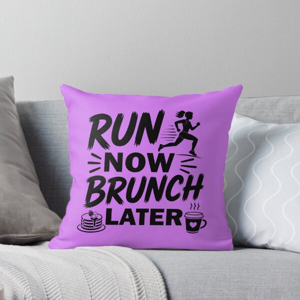 Item preview, Run Now Brunch Later Funny Runner Gift For Running Lovers designed and sold by DesignHouse07.