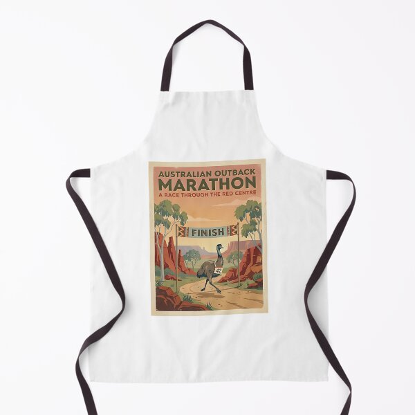 Item preview, Emu Outback Marathon Runner designed and sold by PictoVibe.