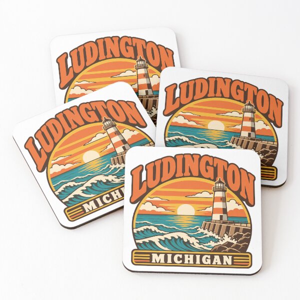 Item preview, Ludington Gift - Michigan designed and sold by RedRubyBubble.