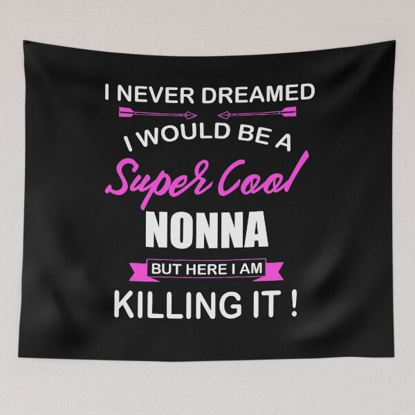 Item preview, Super Cool Nonna Hot Pink Arrows designed and sold by LarkDesigns.