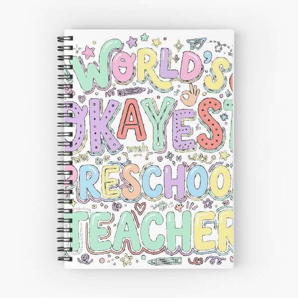 Item preview, World's Okayest Preschool Teacher Gift Idea Oversized T-Shirt designed and sold by Winkmark.