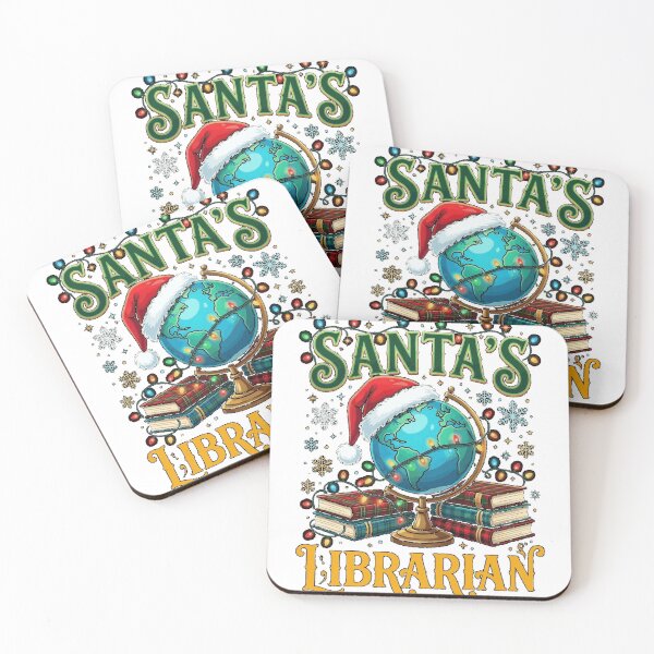 Item preview, Santa’s Favorite Librarian – Funny Christmas Librarian Gift Design Essential T-Shirt Oversized T-Shirt designed and sold by gidget-gadget.
