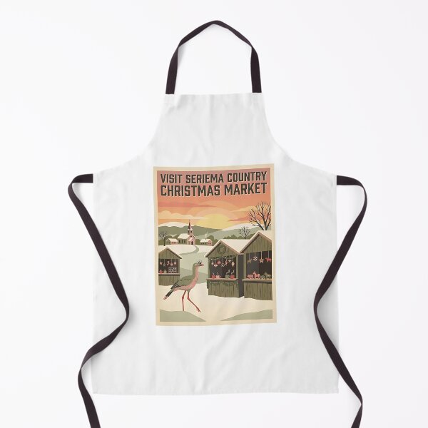 Item preview, Red Legged Seriema Christmas Market designed and sold by PictoVibe.