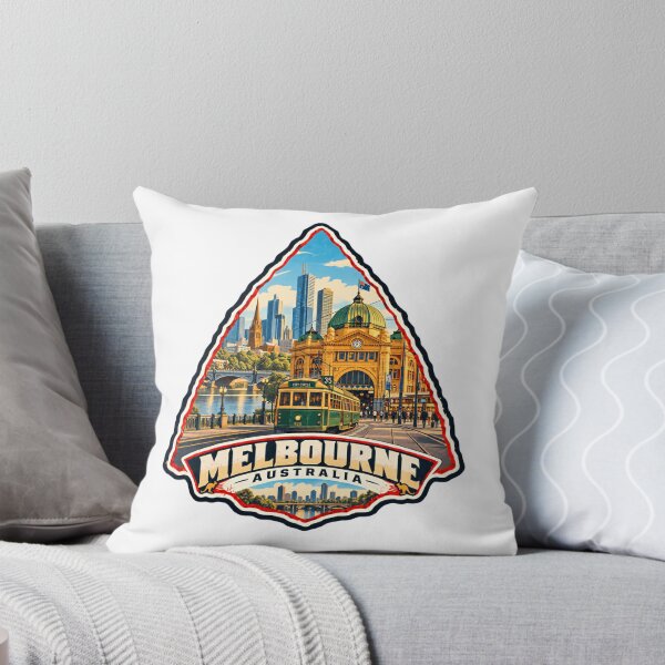 Item preview, Melbourne Australia Travel Tourist Souvenir City Landmark designed and sold by Simsimah26Parks.