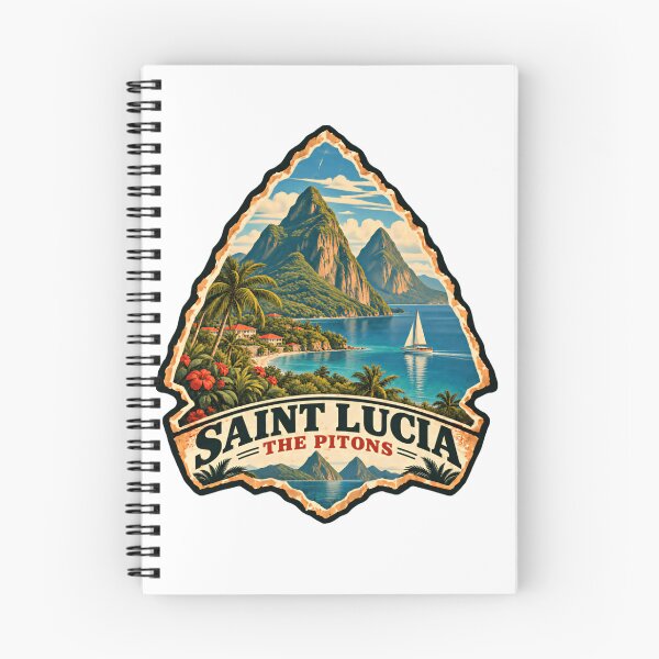 Item preview, Saint Lucia The Pitons Caribbean Island Travel Vacation designed and sold by Simsimah26Parks.