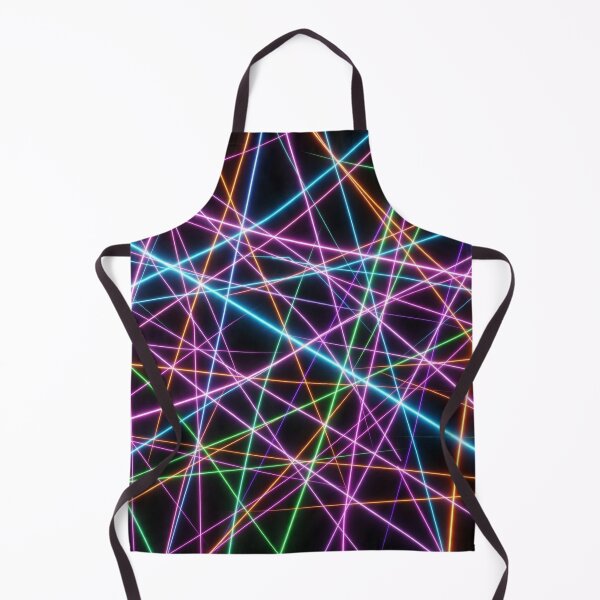 Item preview, Neon Lines on Black Canvas — Neon Lines in Every Direction designed and sold by Stevercortinas.