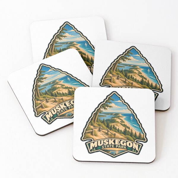 Item preview, Muskegon State Park Michigan Great Lakes Outdoors Travel designed and sold by NeedForParks.