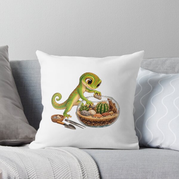 Item preview, Gecko Building a Desert Terrarium designed and sold by JS Creative Studio.