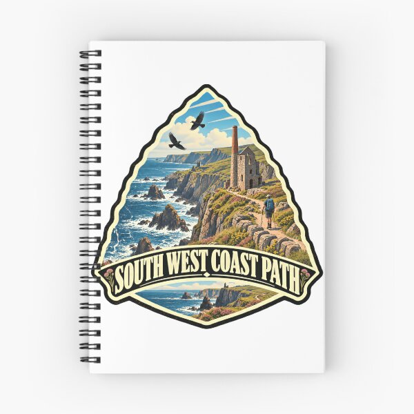 Item preview, South West Coast Path England Coastal Walking Trail designed and sold by JonesFlora2025.