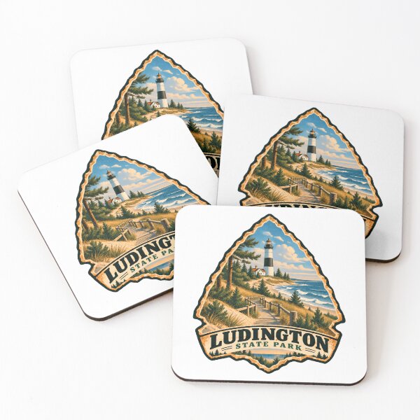Item preview, Ludington State Park Michigan Lighthouse Travel Souvenir designed and sold by ManilStuck237.