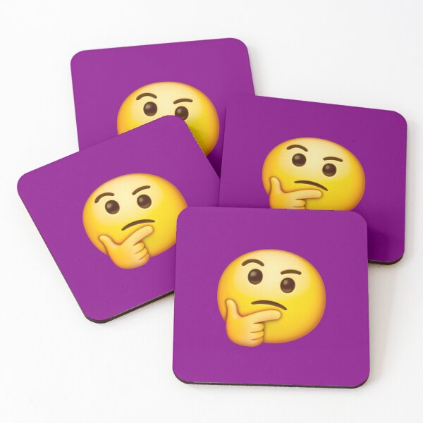 Item preview, Thinking Face Emoji | Deep Thought Pondering Hmmm Mood designed and sold by Stitchmoji.