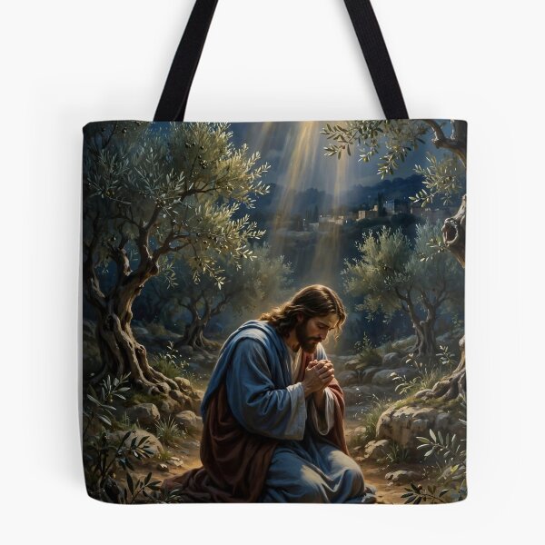 Item preview, Jesus in the Garden — Jesus Praying in Gethsemane designed and sold by Stevercortinas.