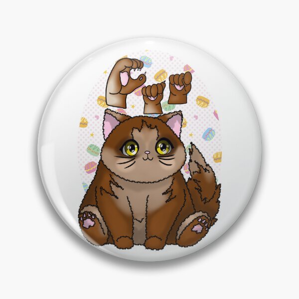 Item preview, ASL brown cat designed and sold by BeingNow.