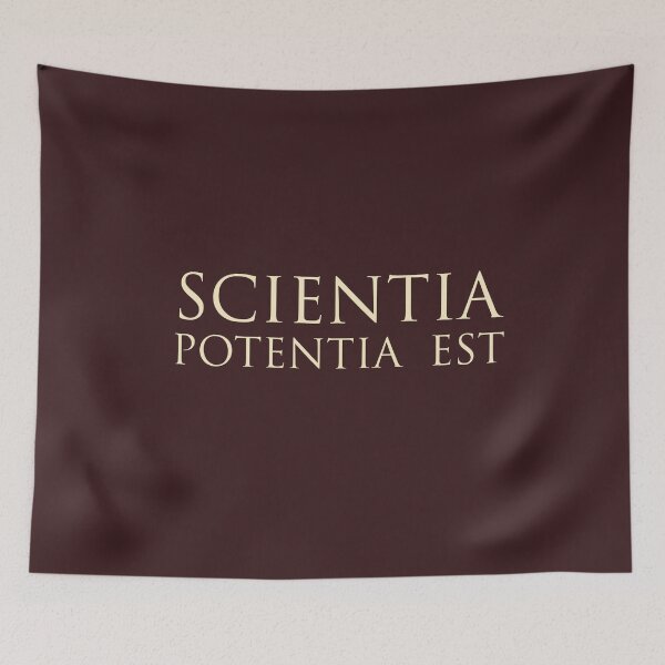 Item preview, Scientia Potentia Est | Knowledge Is Power | Classical Latin Quote designed and sold by semenol.