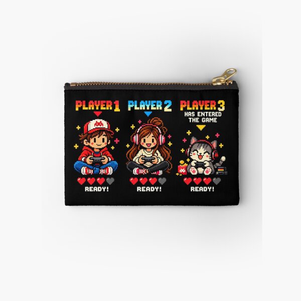 Item preview, Player 3 Has Entered the Game Gamer Family with Cat designed and sold by Mass Communication.