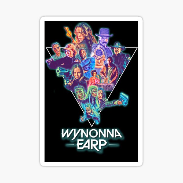 Wynonna Earp 80's Theme Collage Sticker