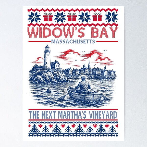 Item preview, Widow's Bay Massachusetts Funny Retro designed and sold by hargisnamocho.