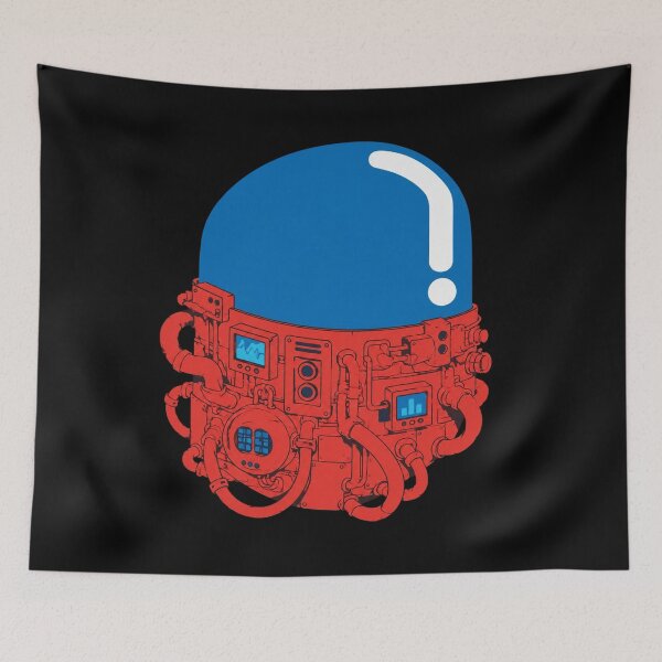 Item preview, Blue Helmet Cyborg designed and sold by Maurer101Timot.