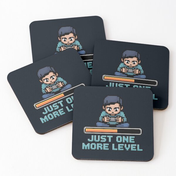 Item preview, Just One More Level – Funny Gamer Quote designed and sold by Jollys-ArtShop.