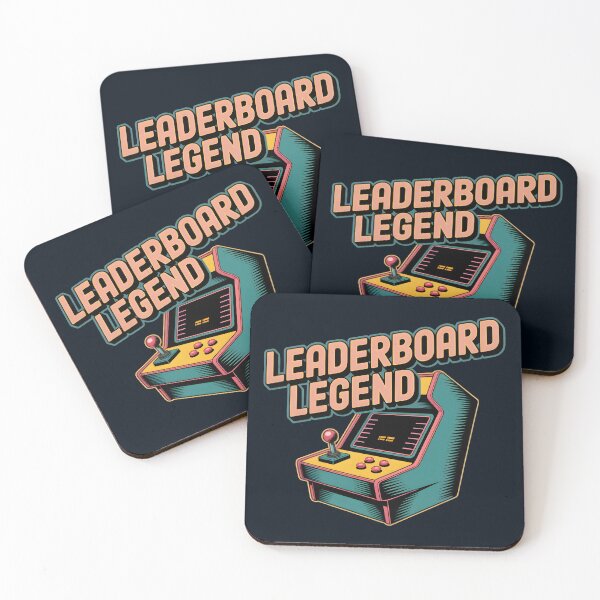 Item preview, Leaderboard Legend – Retro Arcade Gaming Design designed and sold by Jollys-ArtShop.