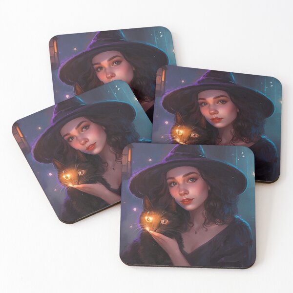 Item preview, Witch and Familiar designed and sold by Solace Sparkles.