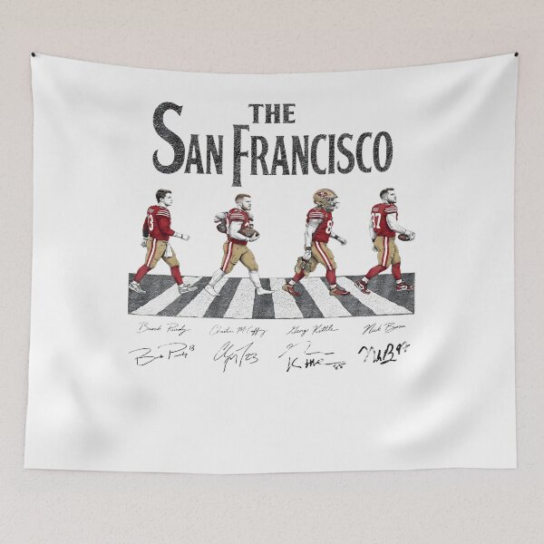 Item preview, 49ers Abbeyy Road Players Brock Purdy McCaffreyy Kittle Bosa designed and sold by BESTA-ART.