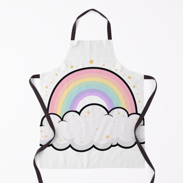 Item preview, Pretty Rainbow Cloud Sticker — Pastel Rainbow Icon designed and sold by Stevercortinas.