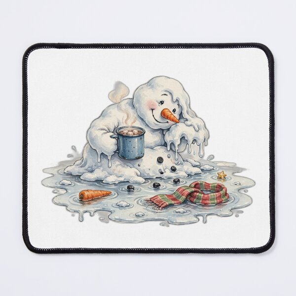 Item preview, Meltdown Snowman - Melting Snowman in Puddle designed and sold by Foriart.