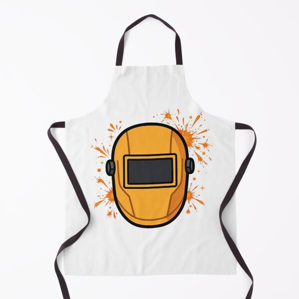 Item preview, Welder Helmet Sticker — Welding Sparks Icon designed and sold by Stevercortinas.