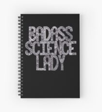 Badass Wissenschaftsdame Spiralblock