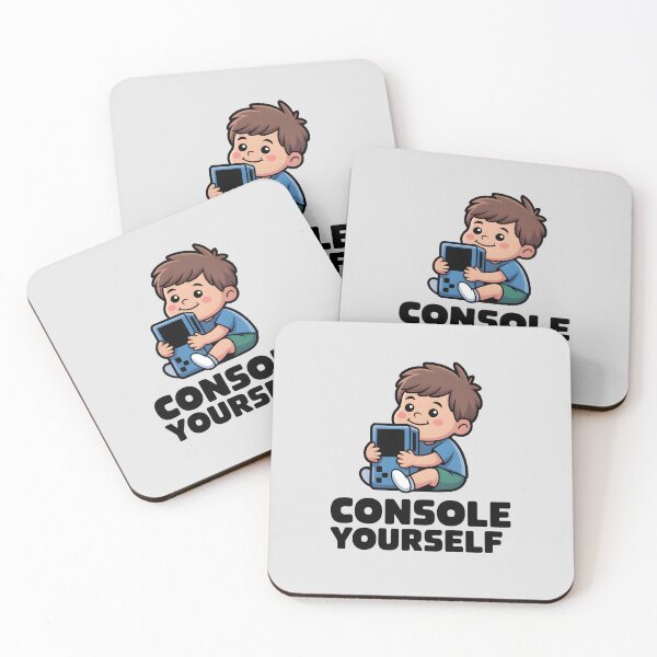 Item preview, Console Yourself – Funny Gaming Pun designed and sold by Jollys-ArtShop.